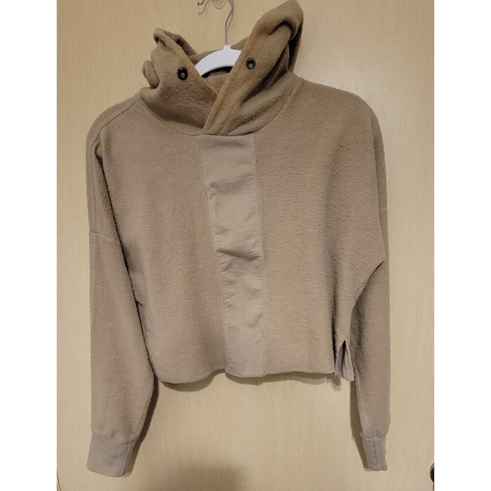 Daniel Patrick Classic Road Hoodie Camel Sz Medium Cropped Oversized Minimalist
